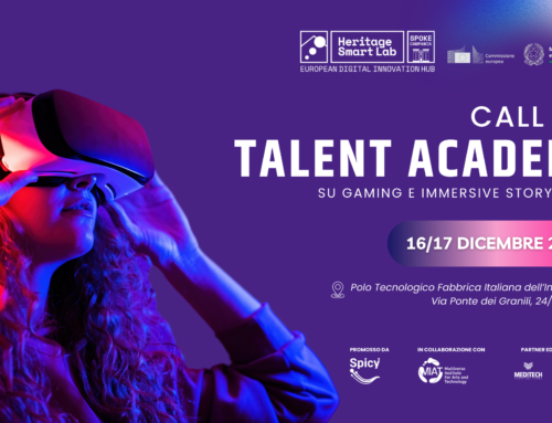 SPICI & EDIH – Heritage Smart Lab: Call per Talent Academy su Gaming e Immersive Storytelling